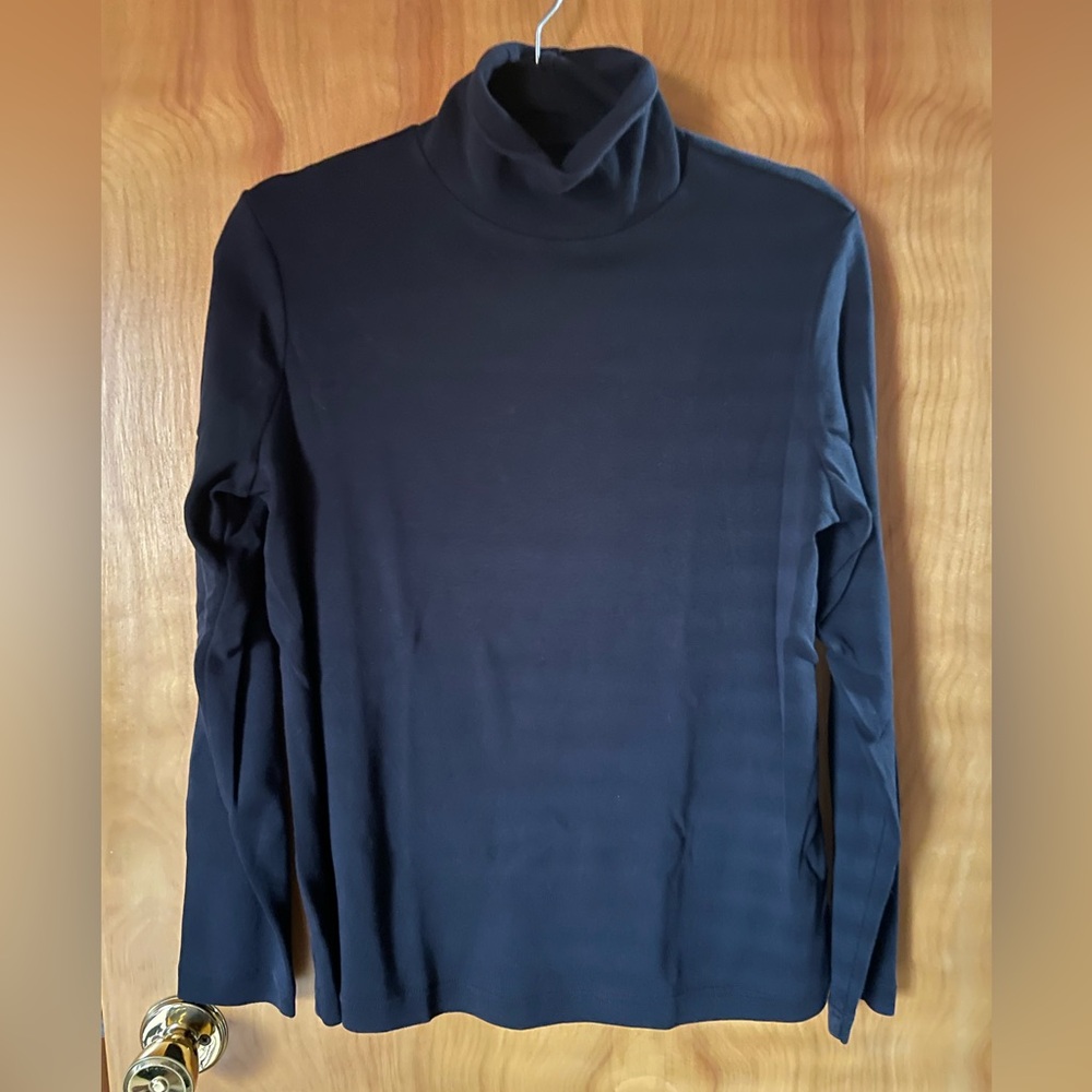 Kim Rogers Women's Black Turtleneck Sweater